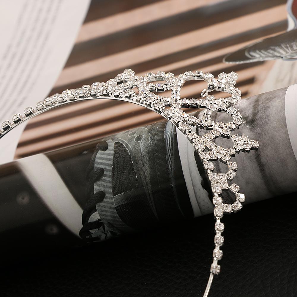 Baby Crystal Tiara Hair Bows Baby Girls Headwear Party Accessiories Kids Girls Headdress Children Bridal Princess Prom Crown