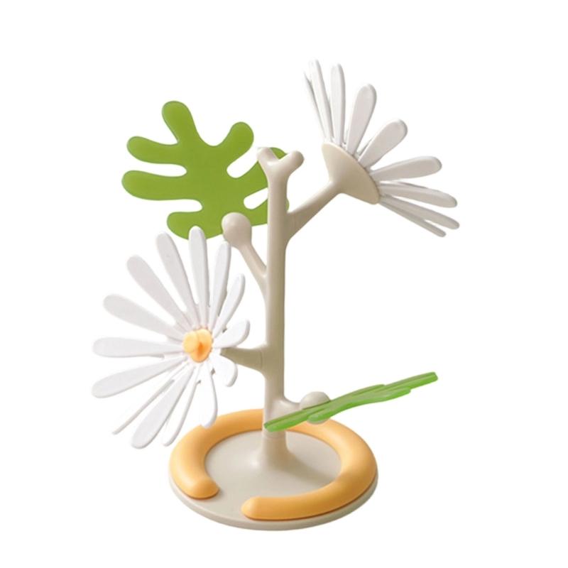 

Multipurpose Heatproof Kitchen Mat Colorful Daisy Flower Table Protectors Coasters Placemat For Countertops Protective білий