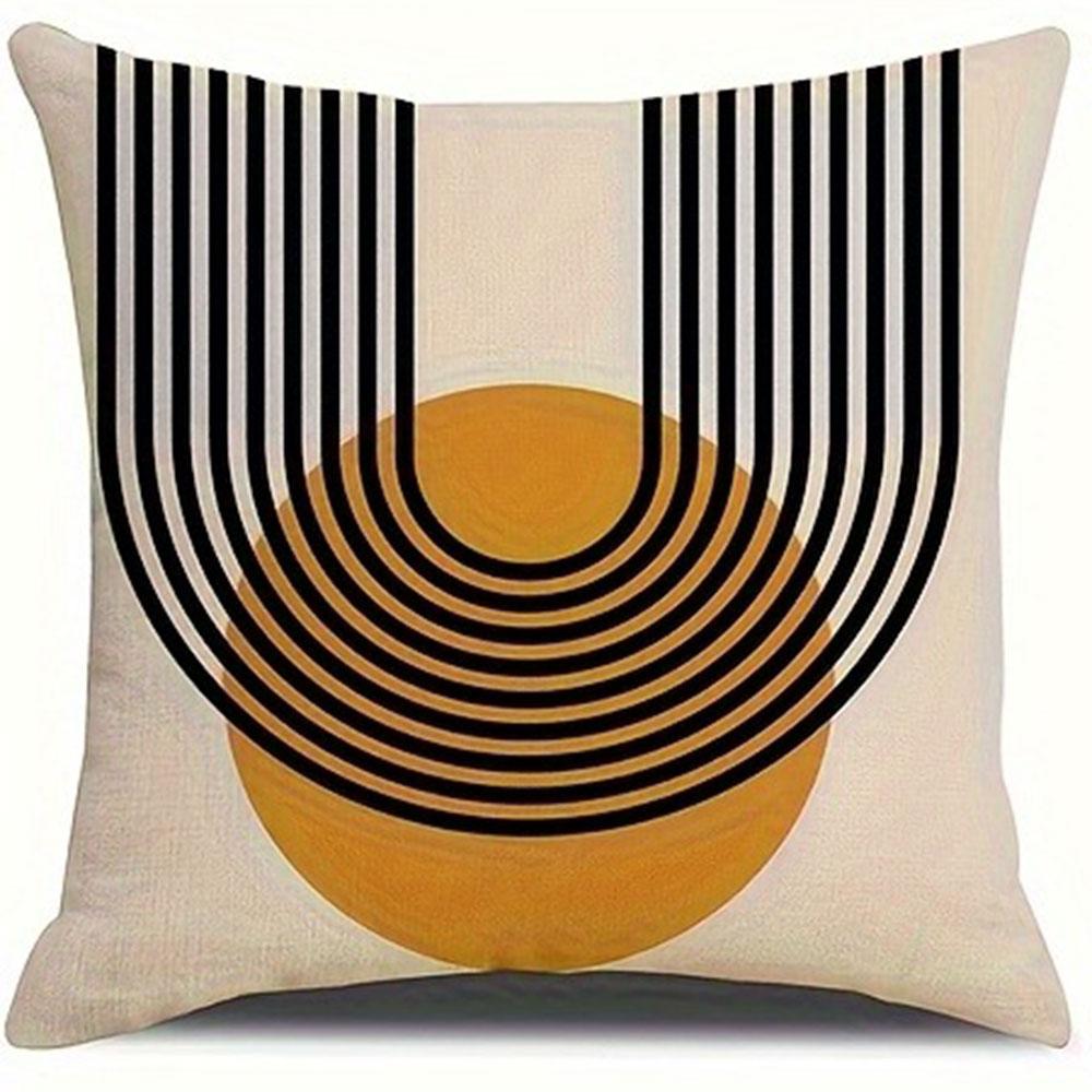 

Теплая наволочка желтой тематики для спальни, гостиной, дивана, домашнего декора, полиэстеровая наволочка для подушки на молнии 16x16Inch