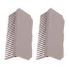 2 Set Flat Iron Comb Attachment Plastic Clip On Hair Straightener Accessory for Home Salon Styling