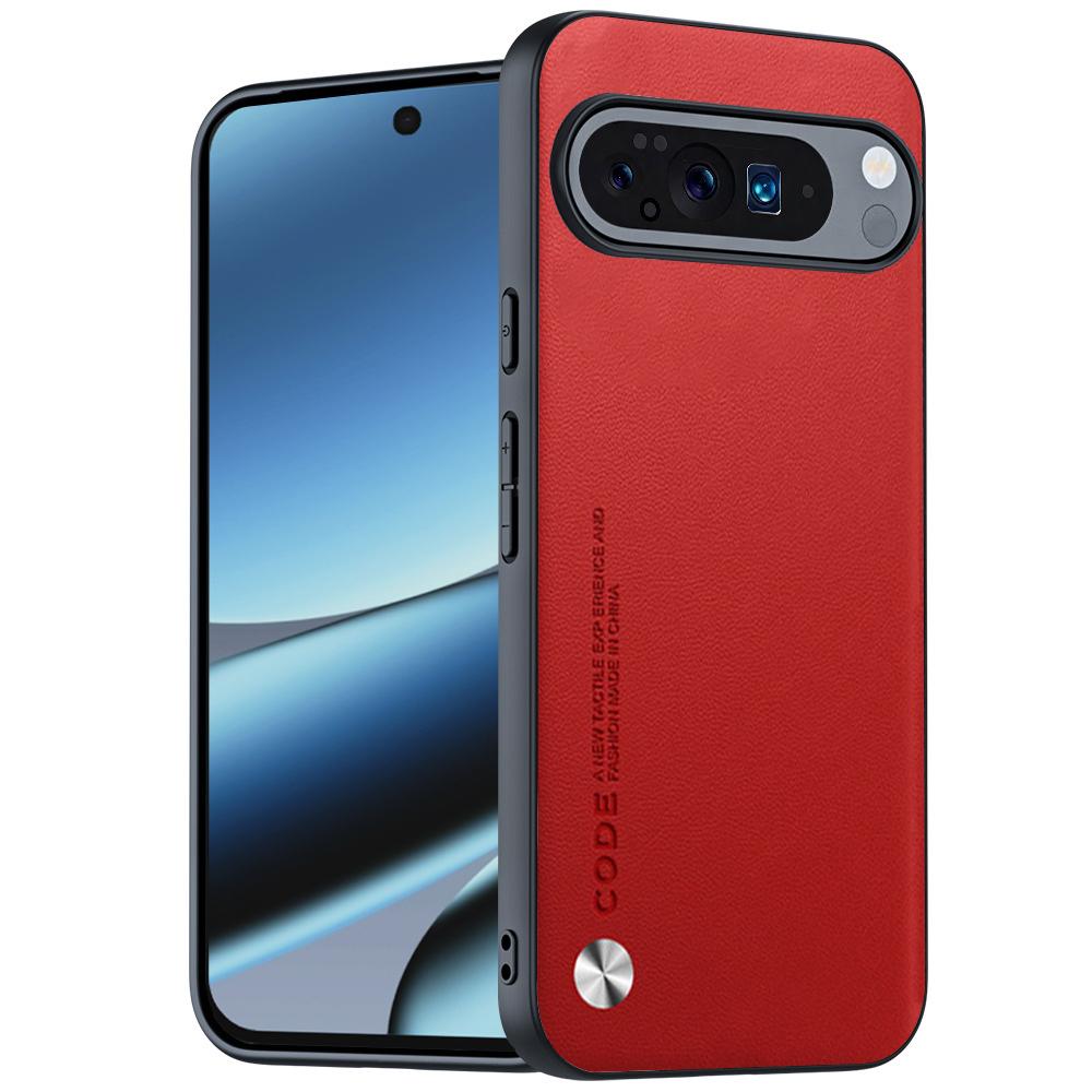 Kožené pouzdro pro Google Pixel 10 Pro XL Pouzdro Luxusní Vláknová Textura PU-Kůže Ochranný Kryt Capa pro Google Pixel 10 Pro Kryt