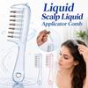 7-Tooth Liquid Guiding Scalp Massager Comb Transparent Scalp Applicator  Hair Care Tool