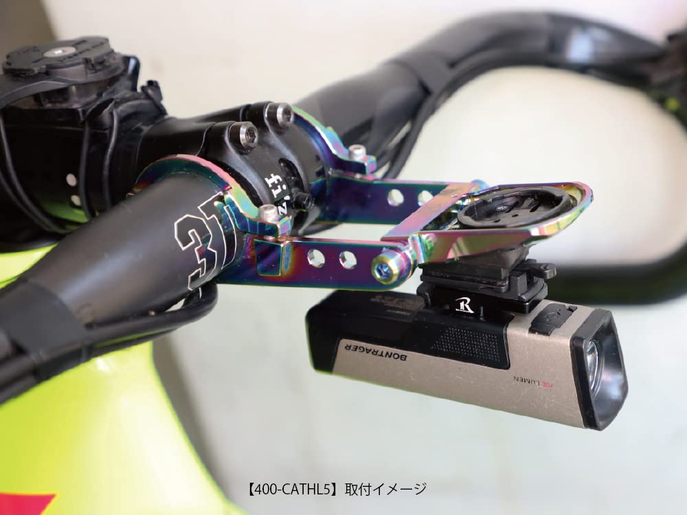 CatEye H34N til Trek Bontrager ION Frontlys Adapter CATEYE FlexTite Brakett for Trek COMP PRO Elite og 100R Front Sykkel [REC-MOUNT] [H34-Bontrager]