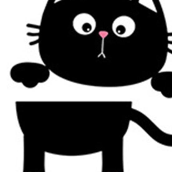 Removable Switch Sticker Cute Black Cat Light Switch Sticker Cartoon Cat