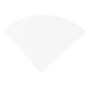100Pcs White Fan‑Shaped Disposable Coffee Filter Paper Accessory for   Drip Coffee Filter