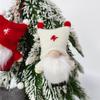 3 Pcs Mini Christmas Gnome Pendant Soft Elf Gnome Figurine Faceless Rudolph Pendant  Home Decor