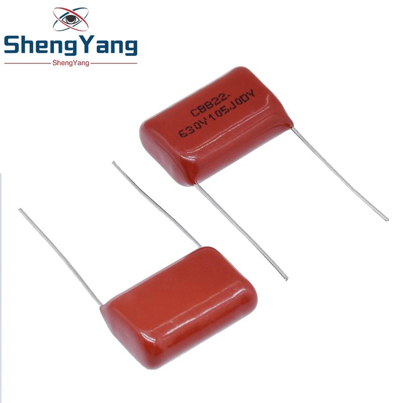 TZT 10/30PCS 630V105J 630V 1UF Pitch 20mm 105 1000NF CBB Polypropylene film capacitor