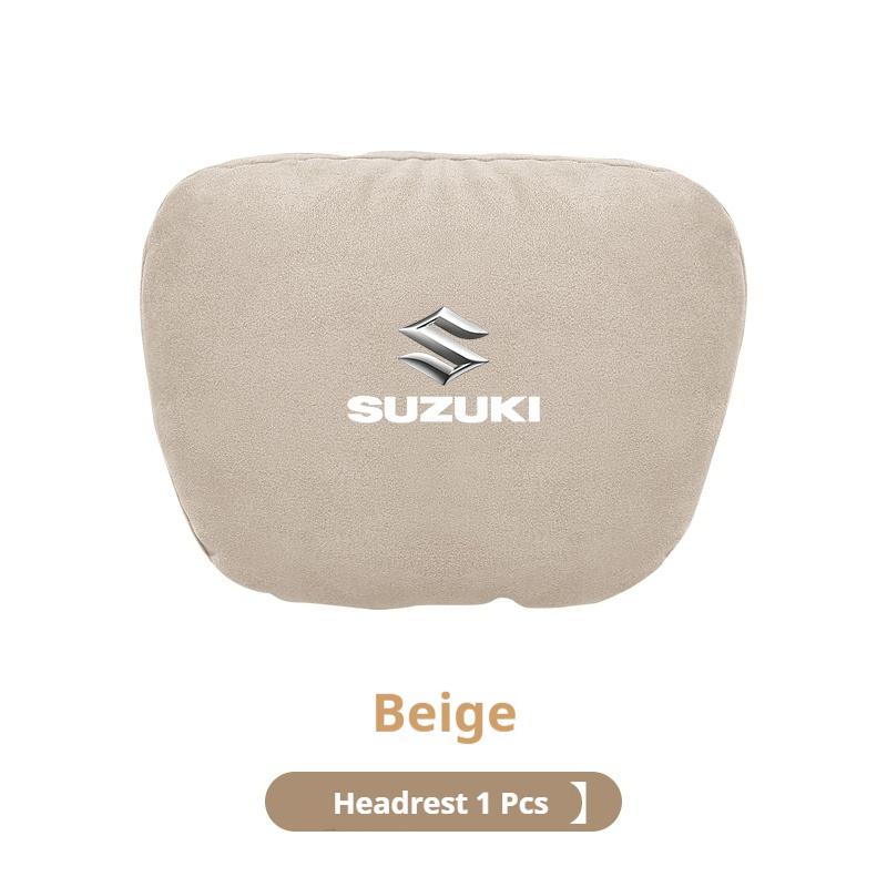 Car Headrest Lumbar Rest Cushion Neck Support Neck Pillow For Suzuki S-Cross Swift SX4 Vitara Jimny Grand-Vitara Alto Ciaz Lgnis 1RF6A