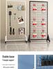 Space Frame Iron Mesh Storage Rack with Hooks and Shelves for Kindergarten