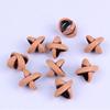 30pcs/set Colorful Braided Loose Beads Plastic Hair Braid Tubes Big Hole Dreadlock Bead  African