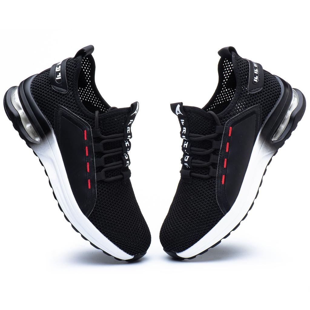 JB796 Industrielle Atmungsaktive Herren Arbeitssicherheitsschuhe Atmungsaktives Mesh Anti-Smash Sicherheitsschuhe Herren Schwarz Freizeitschuhe