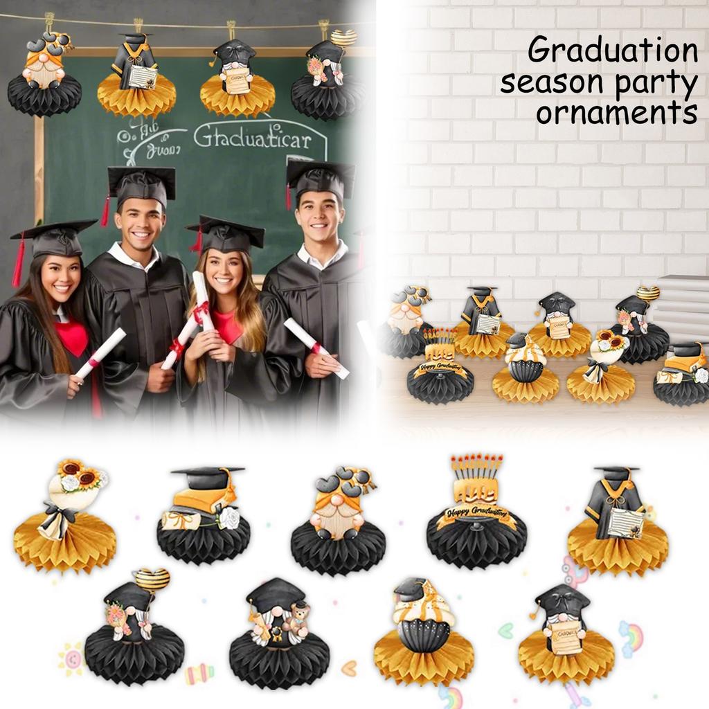 Graduation Season Party Honeycomb Decoration Tabletop Supplies