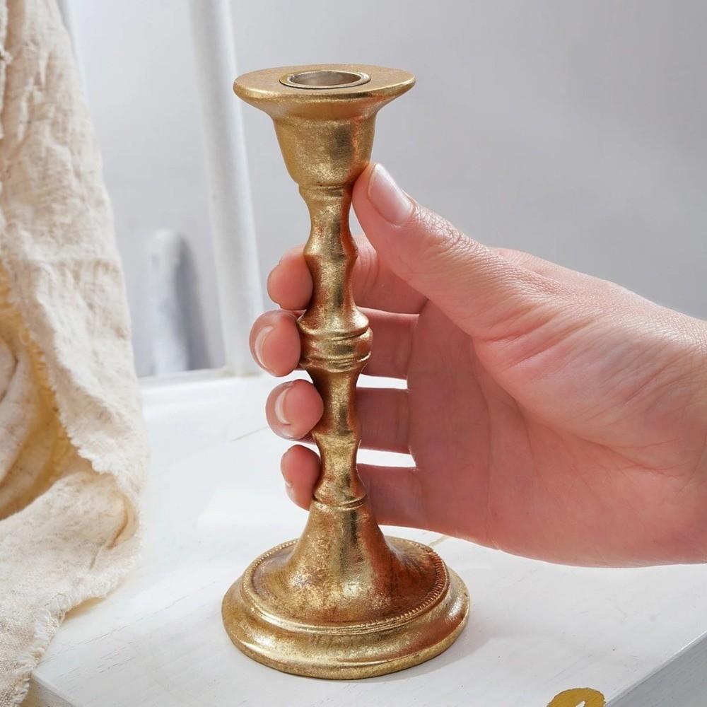Creative Resin Candlestick European Style Bamboo-shaped Candle Holder Candle Stand Base Candlelight Dinner Props