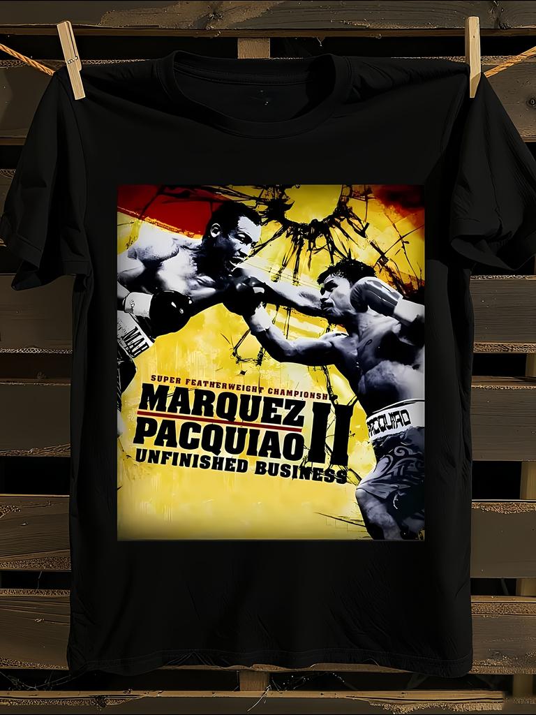 s Vintage Tshirt Vintage Manny Pacquiao vs Marquez 2 Boxi...