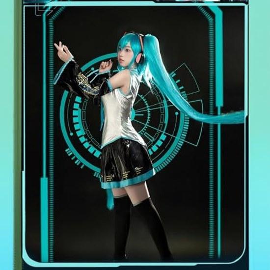 Parrucca Milky Time inclusa Cosplay di Hatsune Miku Halloween VOCALOID costume iniziale