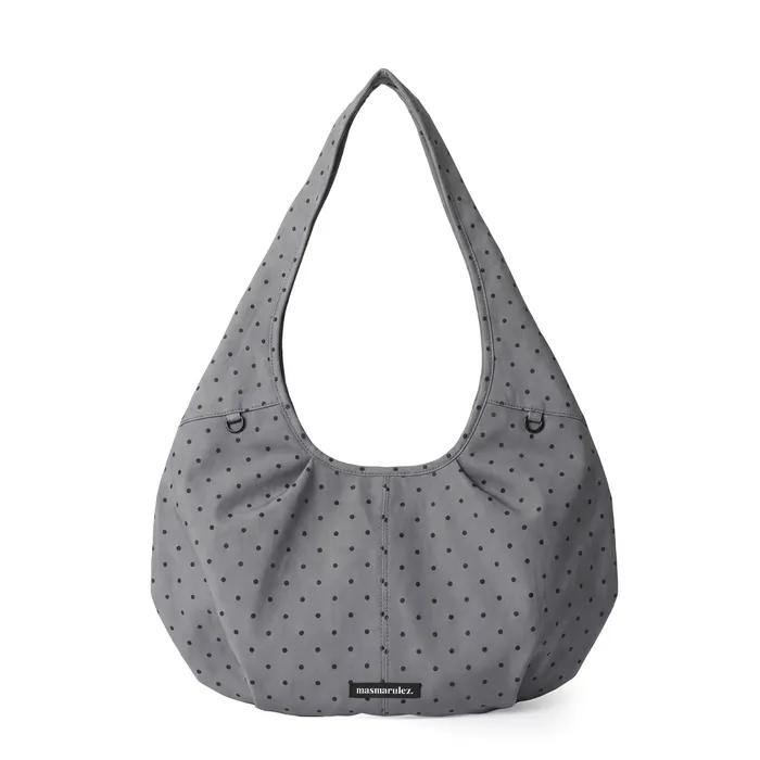 Drop eco shoulder bag_Dot charcoal