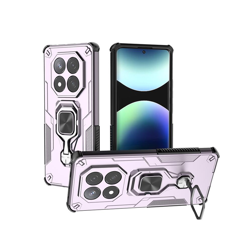 Finger Ring Rotating Kickstand Magnetic Cover For Xiaomi Redmi Note 14 Pro Plus 5G A4 A5 Turbo 4 14C Shockproof Armor Phone Case