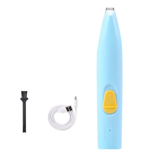 

Триммер для лап с LED-подсветкой, малошумный триммер для шерсти на лапах кошек, электрические машинки для стрижки шерсти домашних животных для собак кошек, безопасность синий