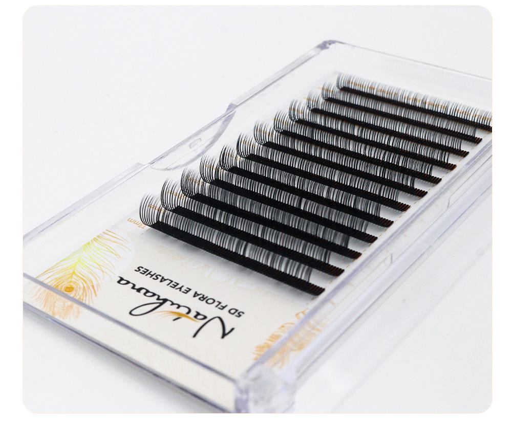 NATUHANA 5D Super Soft Fairy Lash Extensions - Non-Scattering Multi-Pick Single Strands.