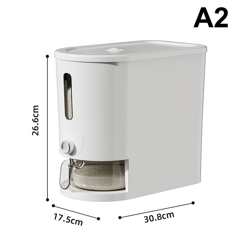 High-End Pressed Rice Bucket Insect-Proof Moisture-Proof Sealed Household Food-Grade Rice Box Flour Storage Container