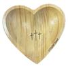 Heart Prayer Bowl: Creative Wooden Heart-Shaped Gift for Couples