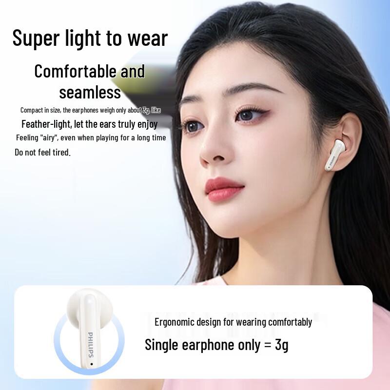 Philips TAT1199 True Wireless Semi-In-Ear Bluetooth Earbuds