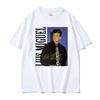 T-shirts graphiques de tournée du chanteur Luis Miguel pour hommes, hip-hop à col rond, t-shirt tendance des années 90 vintage surdimensionné en coton, streetwear