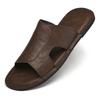 Fashion 2025 Summer New Soft Bottom Outdoor Shoes Men Fashion Genuine Leather Waterproof Sandals Casual Slipper Cool Beach Shoes Flats