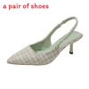 Chic High Heel Slide Sandals For Women Summer Dress Casual Footwear