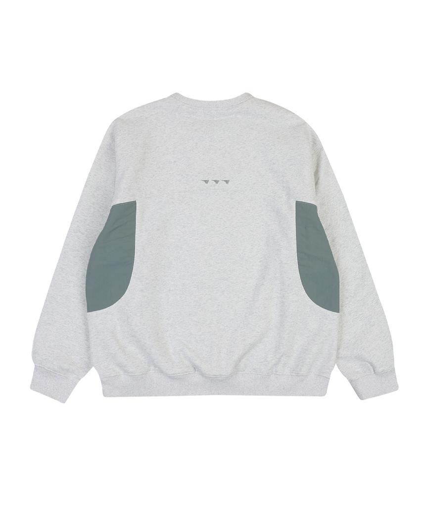 Gola Fabric Mixed Sweat Shirt [Oatmeal]