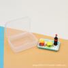 Boxed Food Game Simulation Mini Drink Food Burger Set Resin Ornament Food Model