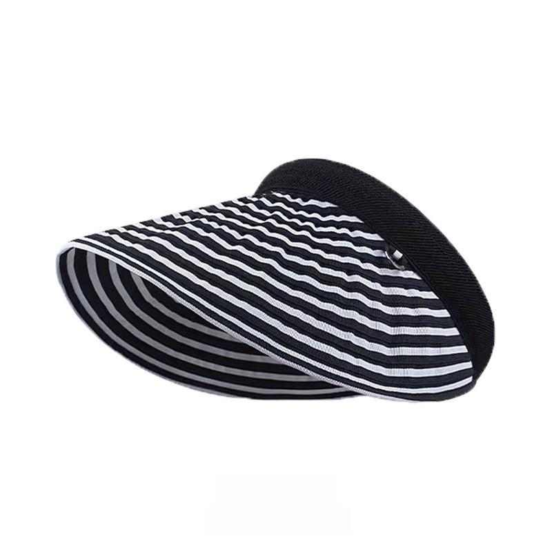 Polyester Sun Hat For Women With Wide Brim Foldable Beach Cap Summer Sun Protection