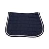 Saddle Pad Soft Breathable All Purpose Double Rope Saddle Pad with Hand Strap and Girth for HorsesDark Blue