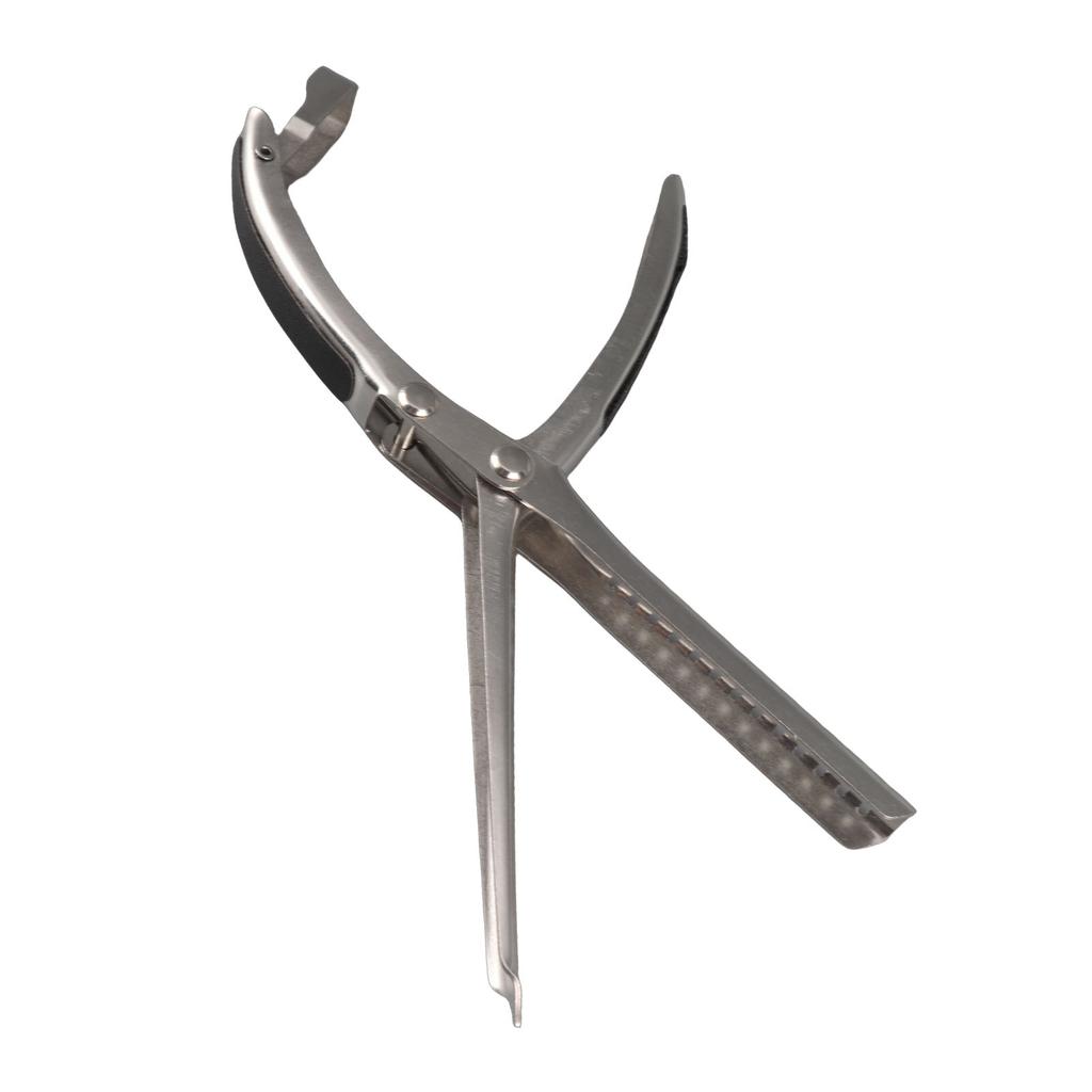 Rib Prep Tool, Stainless Steel Rib Membrane Remover Tool with Arc Clamp Non Slip Grip for Kitchen Gadget BBQ Preparation