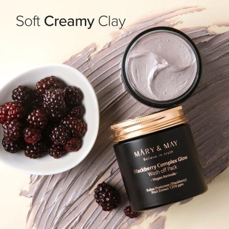 [Mary&May] Blackberry Complex Glow Washoff Pack 125g