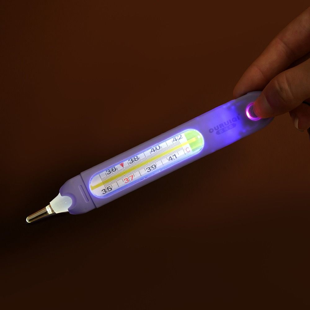 Enlarge Scale Thermometer Protective Cover LED Light Universal Thermometer Cover For Children