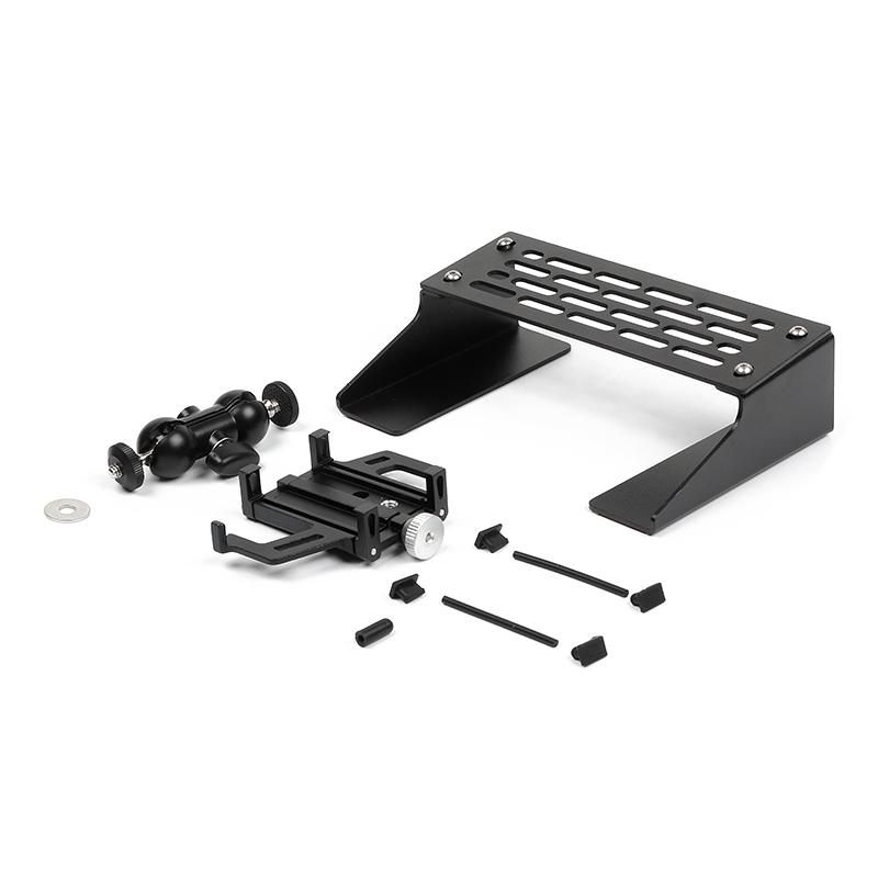 

TESIN Car Dashboard Center Console Multifunctional Expansion Phone Holder iPad Stand GPS Mount Bracket for Ford F150 2015-2020 Black B