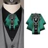 Men's Rhinestone Flower Bow Tie for Formal Events