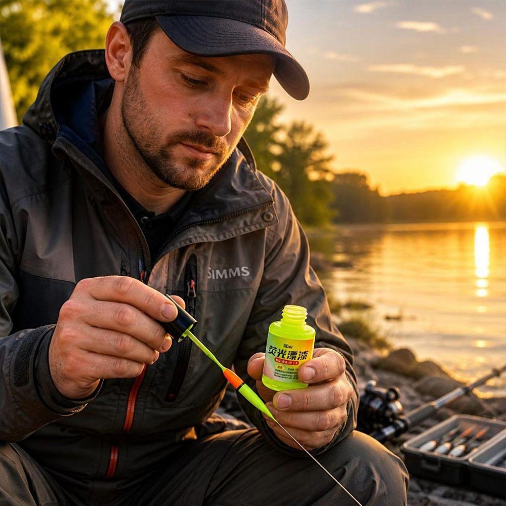 Visualable Fishing Float Indicators Tail Painting Glow Fishing Floats  Freshwater Fishing