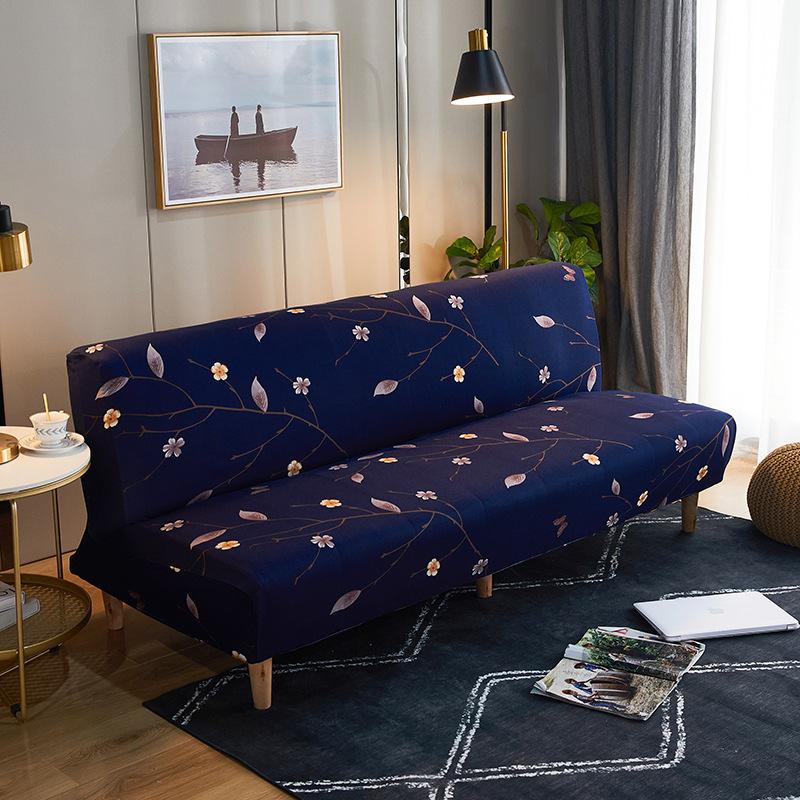 Elastic All-inclusive Sofa Bed Cover Folding Sofa Bed Milk Silk Sanding Elastic Sofa Cover