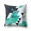 Polyester Pillow Case Decorative Geometric Home Printed Pillow Case Waist Cushion Cover Car Cushion Head Cushion Cover