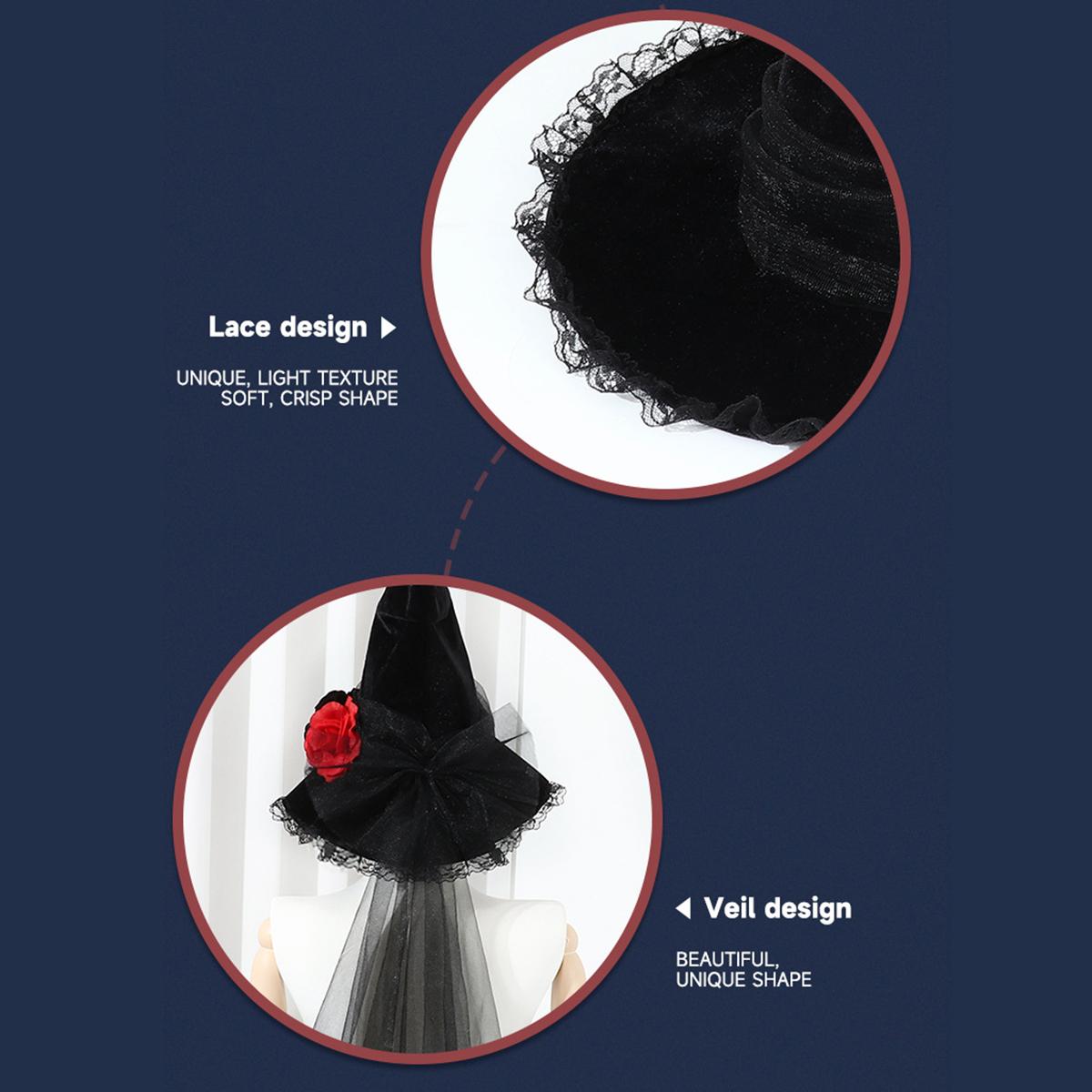 Новая шляпа ведьмы в стиле барокко на Хэллоуин — фото 8