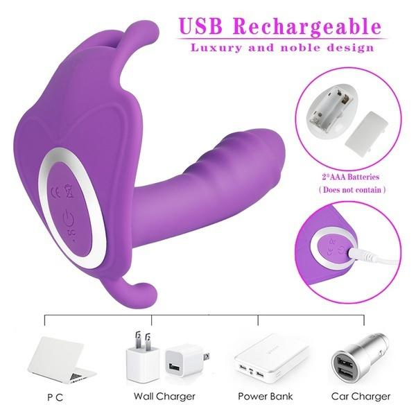 Vibromasseur gode culotte à distance vibrateur Anal papillon portable stimulateur d'anus Vaginal pour Masturbation féminine jouets sexuels