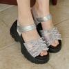 Elizabeth Stewart Balletcore Platform Sandals Ebal157365