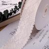 10 Yards 38mm Gold/silver Lace Silk Screen with Glossy Handmade Bow Hair Accessories Clothing Fresh Flowers Decorative Ribbons