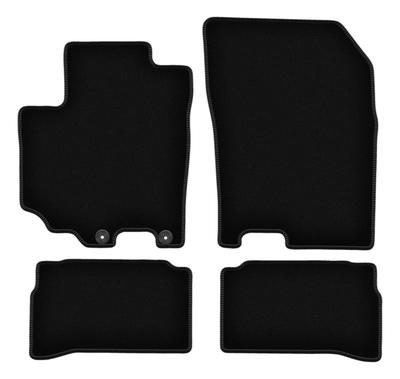 BASIC Black Velour Floor Mats For: Suzuki Vitara III Crossover (2015-)