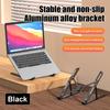 Supporto per laptop in lega di alluminio Supporto portatile pieghevole regolabile per staffa per computer portatile Supporto di raffreddamento per sollevamento antiscivolo