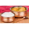 Hospitality Heavy Duty Stainless Steel Copper Base Handi, Multipurpose Food Serveware, Tableware, Copper Serving Bowl, 500ml (Pack of 1Pc)