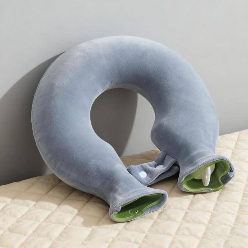 Vattenfylld U-formad Halsvärmare Halshängande Explosionssäker Handvärmare Hals Varm Kompress Varmvattenflaska Påse