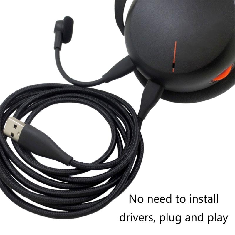 Cabo de Fone de Ouvido USB de Substituição Fio de PVC para Fones de Ouvido MMX 150